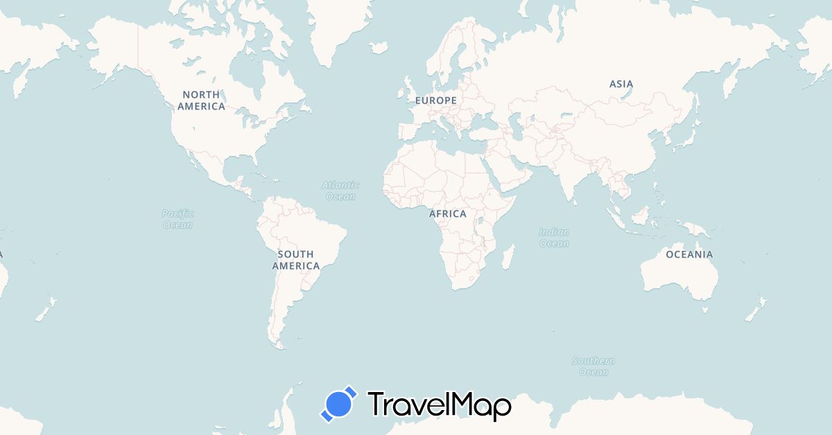 TravelMap itinerary: driving in Netherlands (Europe)